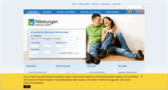 Desktop Screenshot of nibelungen-wohnbau.de